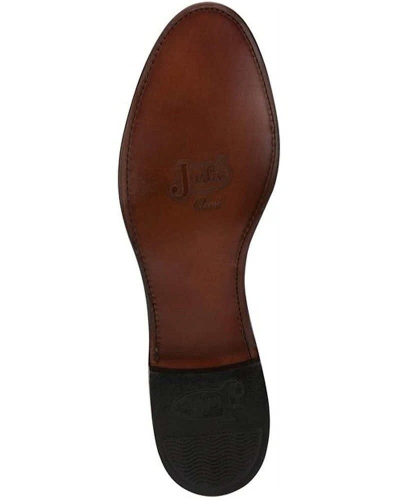 Justin Men's Classics Deerlite Roper Western Boots - Medium Toe