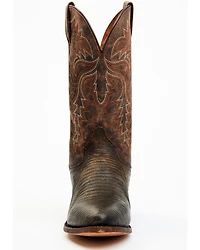 Dan Post Men's Exotic Teju Lizard Leather Tall Western Boots - Round Toe