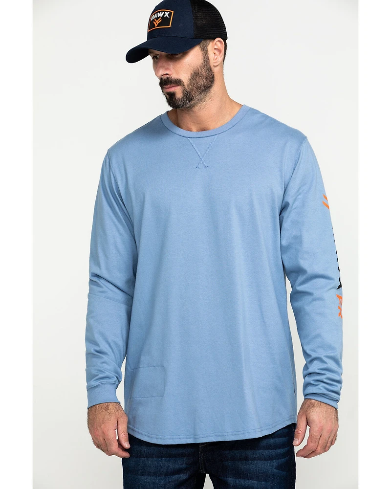 Hawx Men's FR Logo Long Sleeve Work T-Shirt