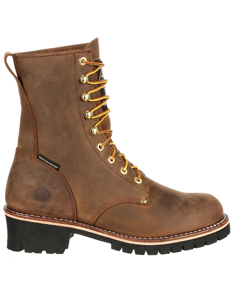 Georgia Boot Men's Waterproof Insulated Logger Work Boots - Steel Toe