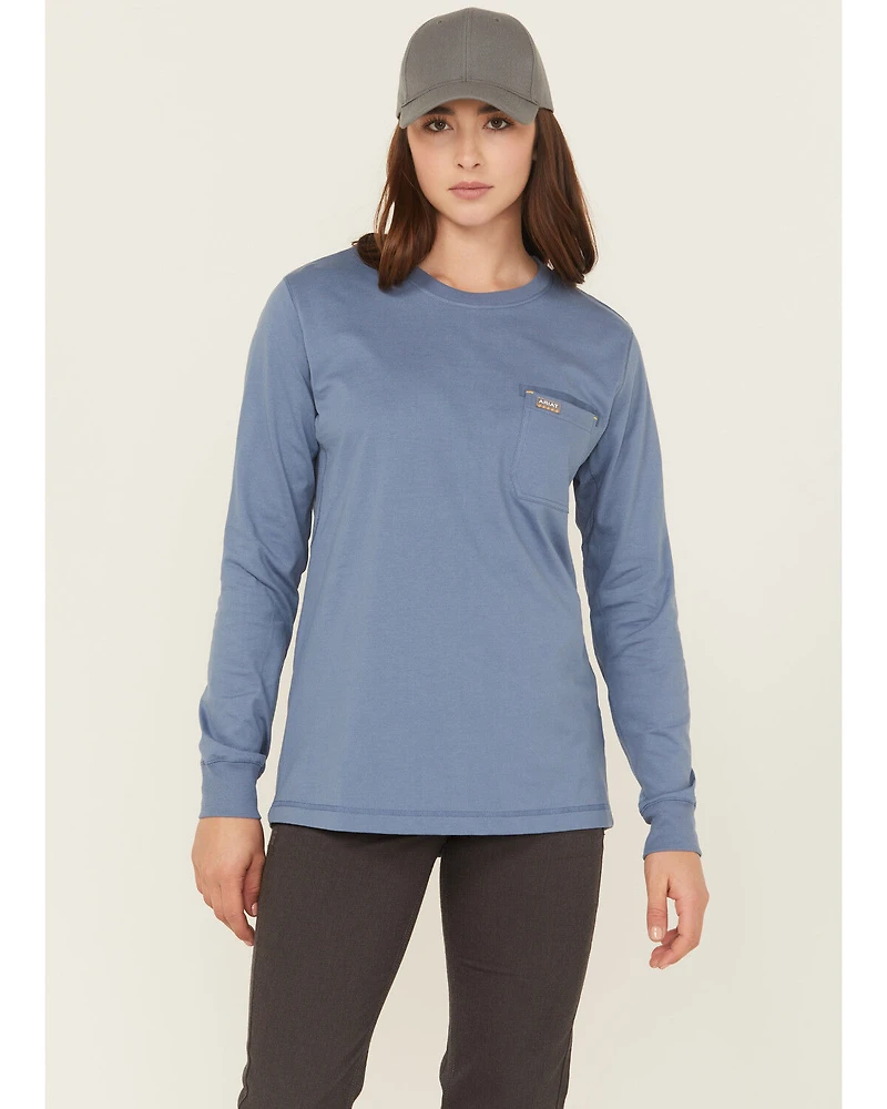 Ariat Women's Rebar Workman EST 1993 Long Sleeve Work Tee