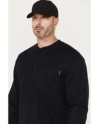 Hawx Men's FR Long Sleeve Pocket Henley - Big & Tall