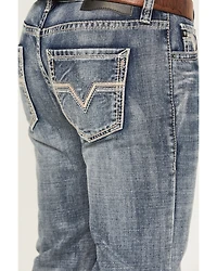Rock & Roll Denim Men's Pistol Medium Wash Bootcut Jeans