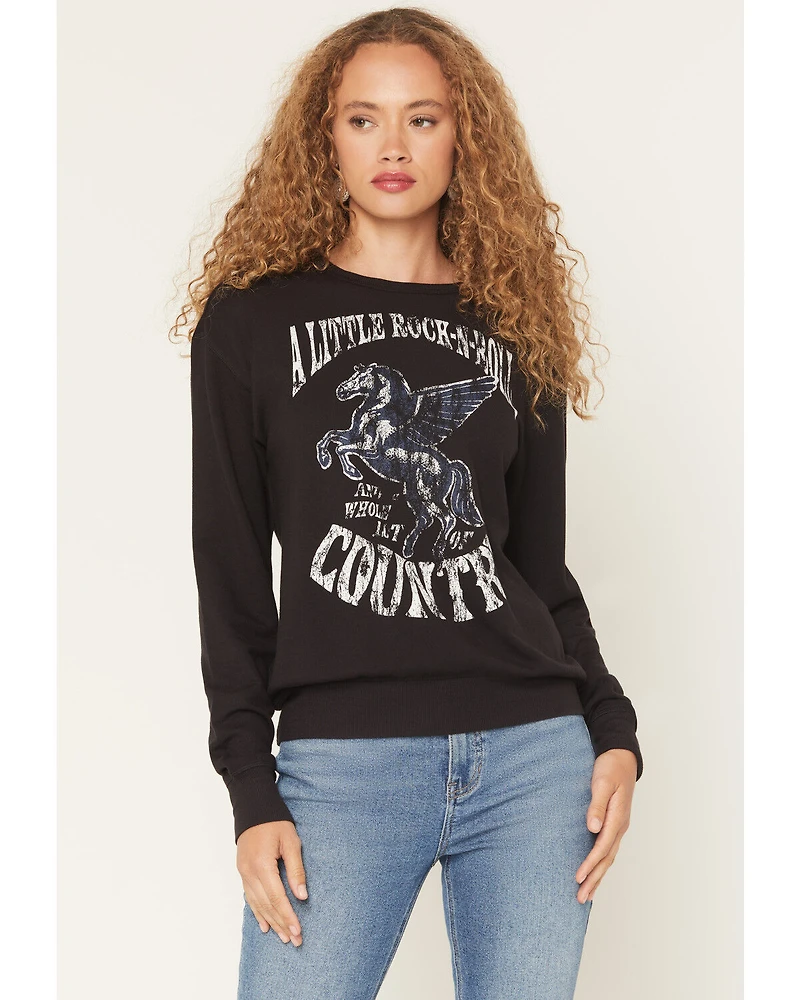 Idyllwind Women's Little Rock Lot of Country Pullover Sweatshirt