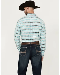 Ariat Men's Jefferson Southwestern Striped Long Sleeve Button-Down Western Shirt - Tall