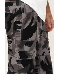 Lucky Brand Workwear Men's Camo Print Broken Canvas Cargo Work Pants
