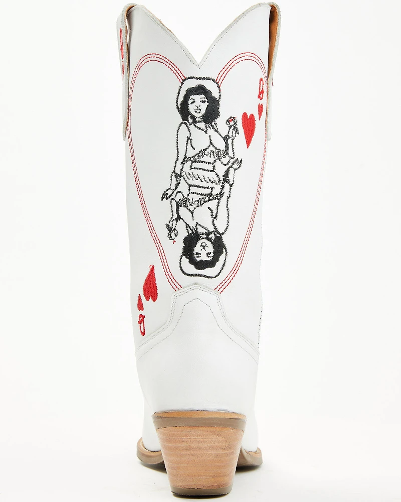 Dingo Women's Queen A Hearts Western Boots - Snip Toe