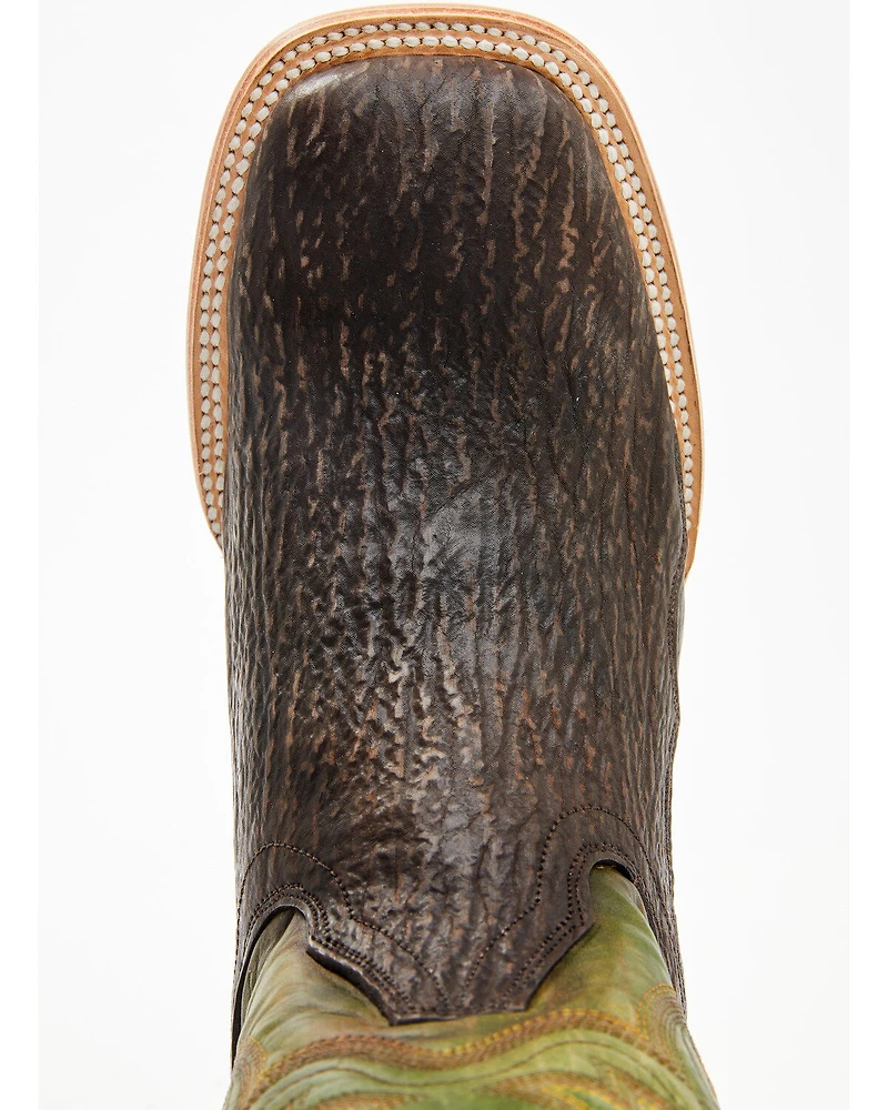 Cody James Men's Exotic Shark Western Boots - Broad Square Toe
