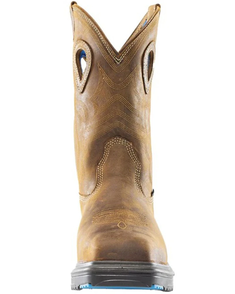Steel Blue Men's 10" Heeler Wellington Work Boots - Toe