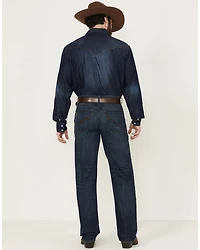 Cinch Men's Grant Dark Wash Relaxed Bootcut Performance Stretch Denim Jeans