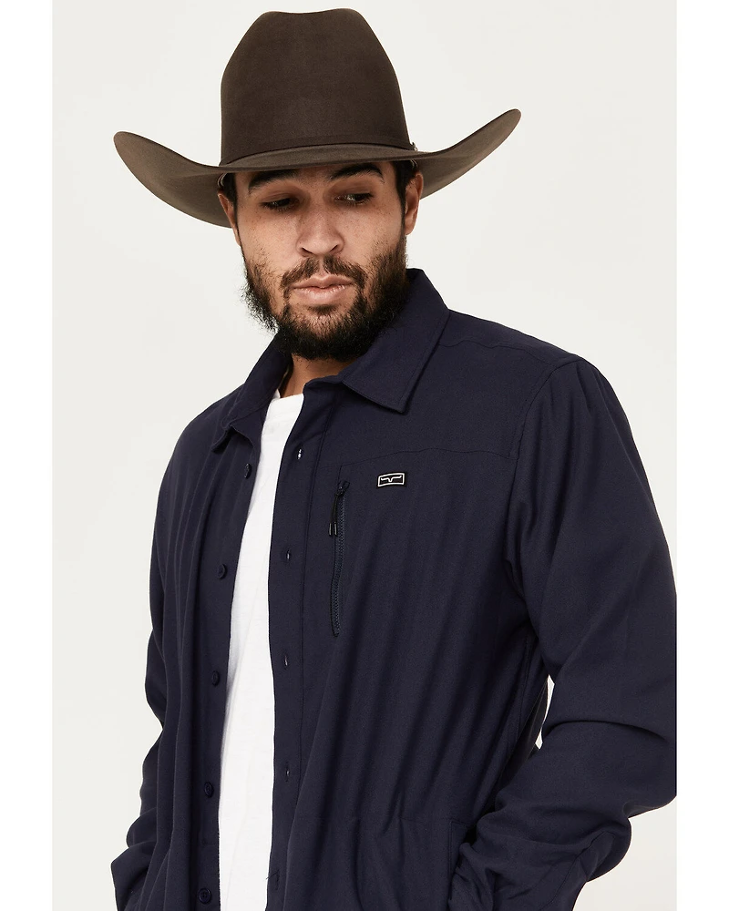 Kimes Ranch Men's Hart Long Sleeve Button-Down Shacket