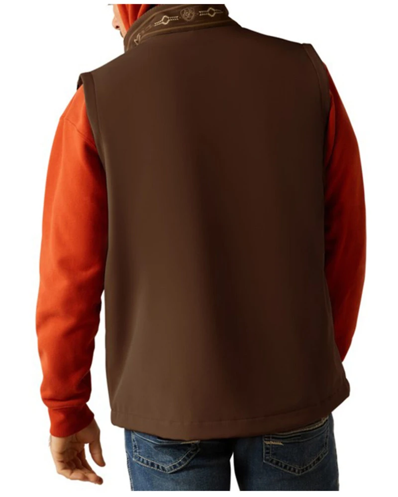 Ariat Men's Logan Southwestern Print Softshell Vest