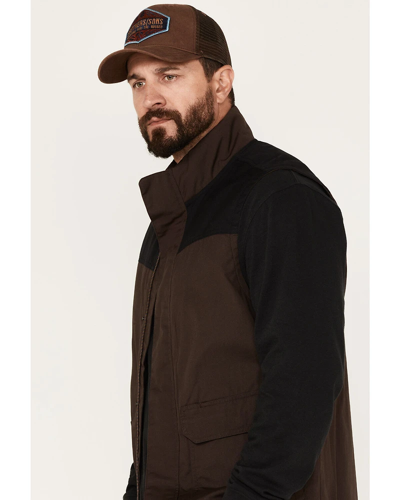 Brothers and Sons Men's Waxed Canvas Field Vest