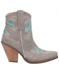 Dingo Women's Tootsie Floral Embroidered Western Fashion Booties - Snip Toe