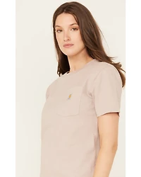 Carhartt Women's Loose Fit Heavyweight Short Sleeve Pocket T-Shirt