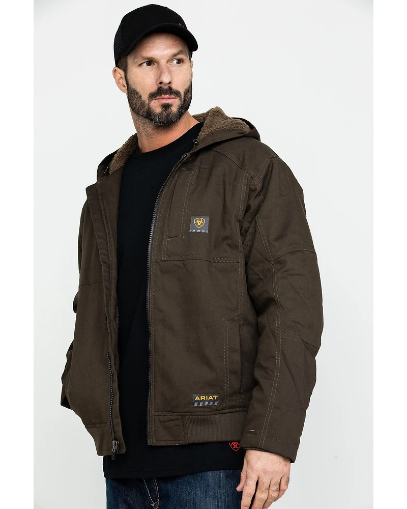 Ariat Men's Rebar Dura Canvas Zip-Front Work Jacket
