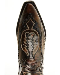 Corral Men's Inlay And Embroidered Short Western Boots - Snip Toe
