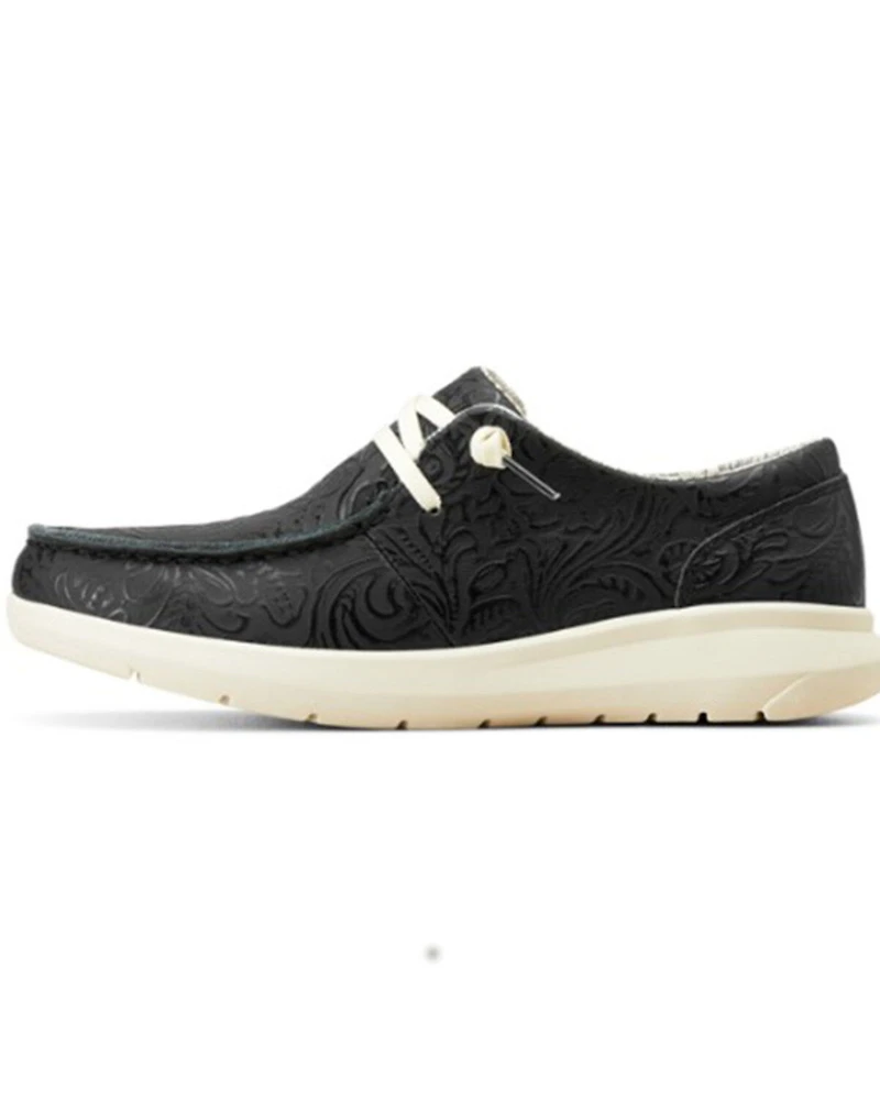Ariat Women's Hilo Floral Embossed Casual Shoes - Moc Toe
