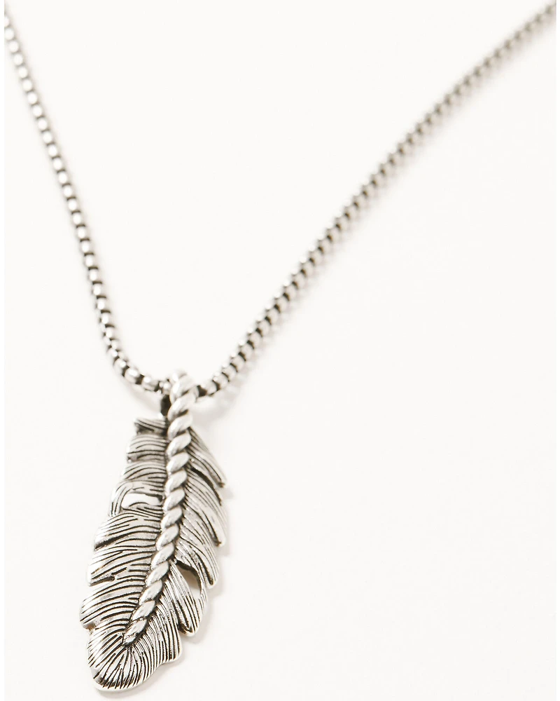 Cody James Men's Feather Necklace