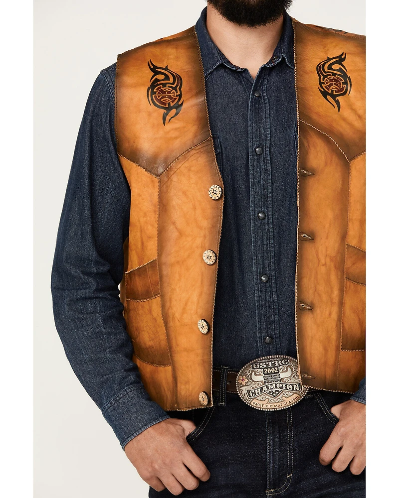 Kobler Leather Men's Eagle Vest