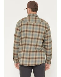Thorogood Men's Plaid Print Long Sleeve Snap Flannel Shirt