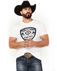 Ariat Men's Boot Barn Exclusive Geo Logo Short Sleeve Graphic T-Shirt