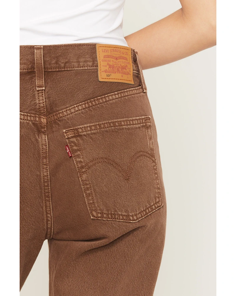 Levi's Women's 501 High Rise Lariat Luck Straight Denim Jeans
