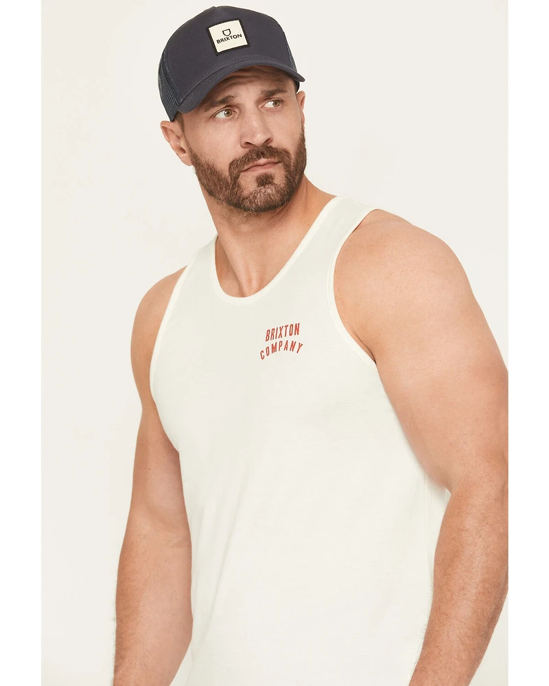 Brixton Men's Woodburn Logo Tank