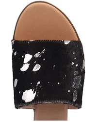 Dingo Women's Metallic Hairon Moo Sandals