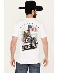 Cowboy Up Men's It's Not A Choice Short Sleeve Graphic T-Shirt