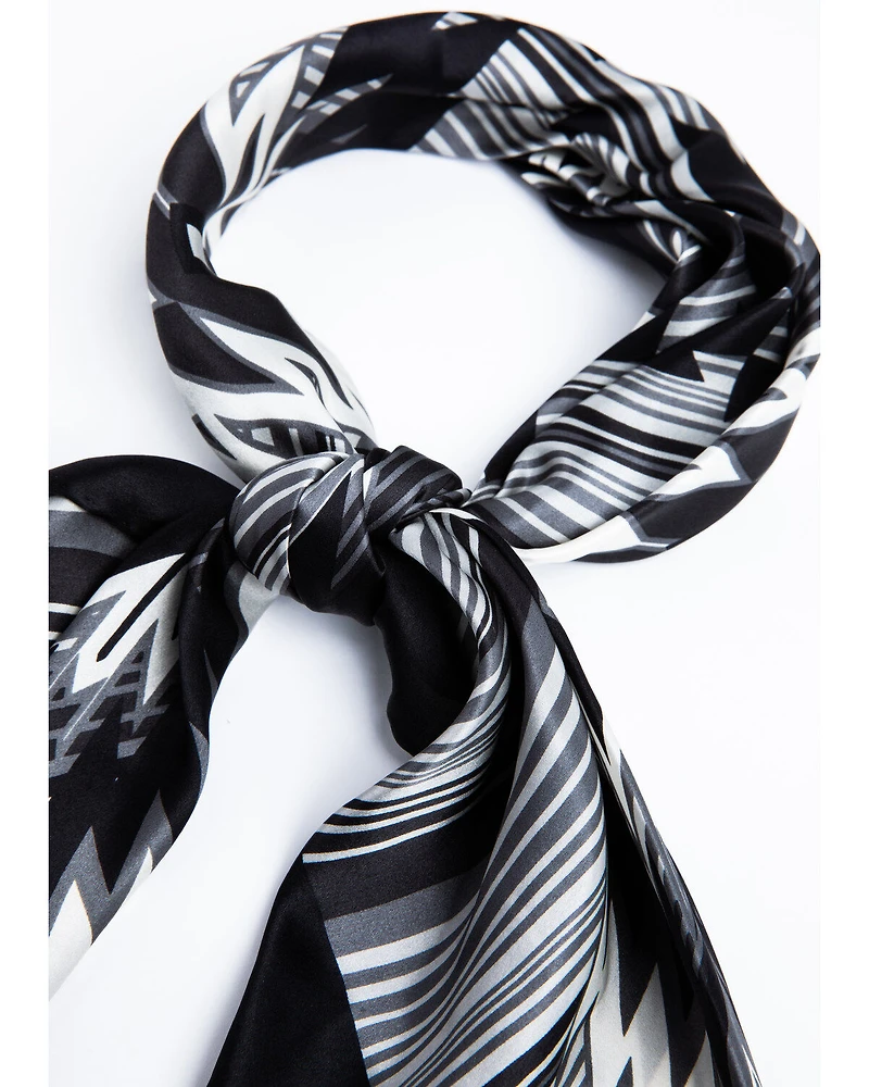Cody James Men's Silk Black Southwestern Bandana