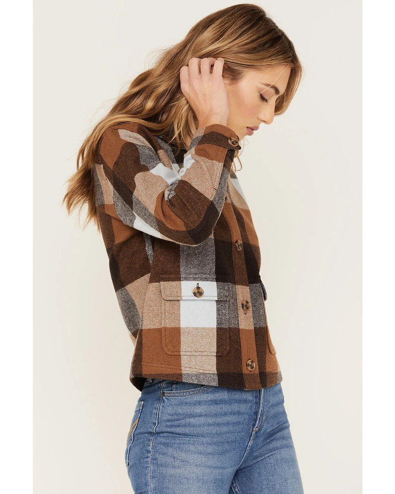 Idyllwind Women's Plaid Print Pocket Days Shacket