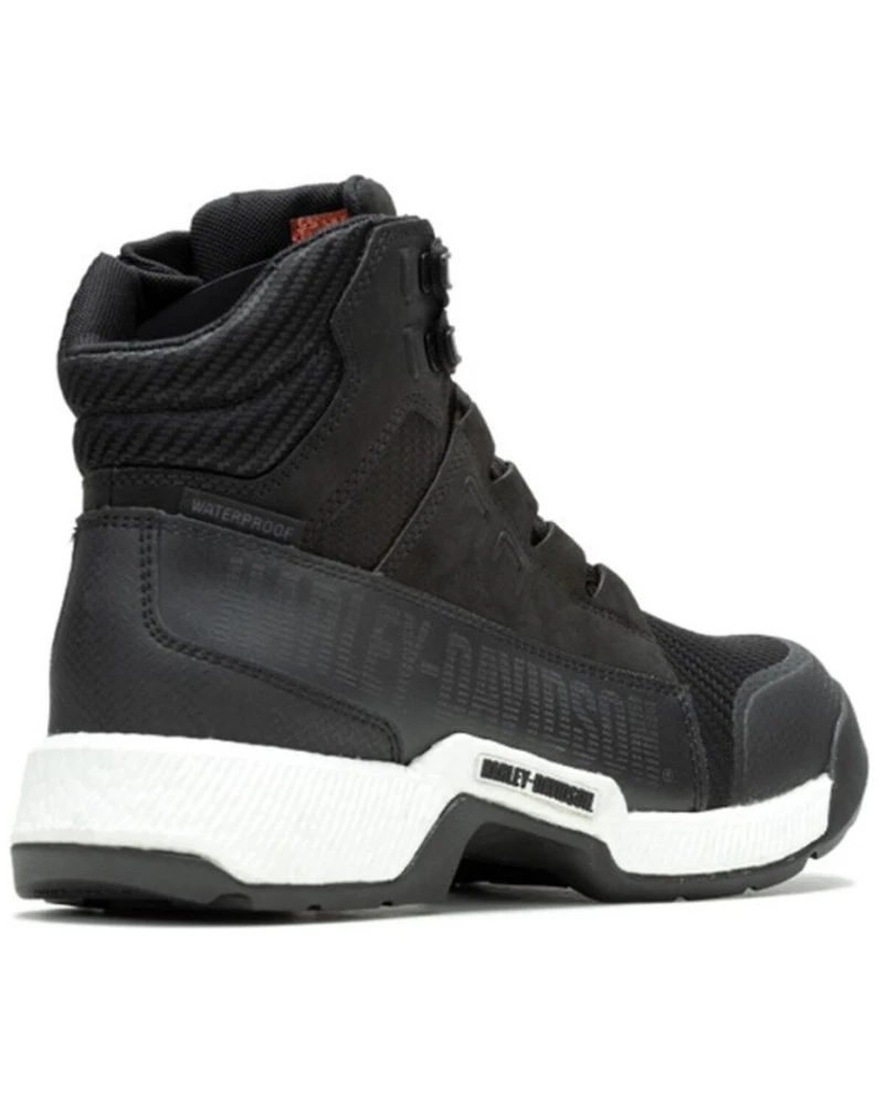 Harley Davidson Men's 5" Vincent Motorcycle Boots - Round Toe