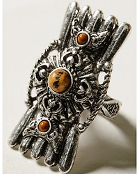 Shyanne Women's Monument Valley Silver Medallion Statement Ring