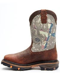 Cody James Men's Camo Decimator Western Work Boots - Soft Toe