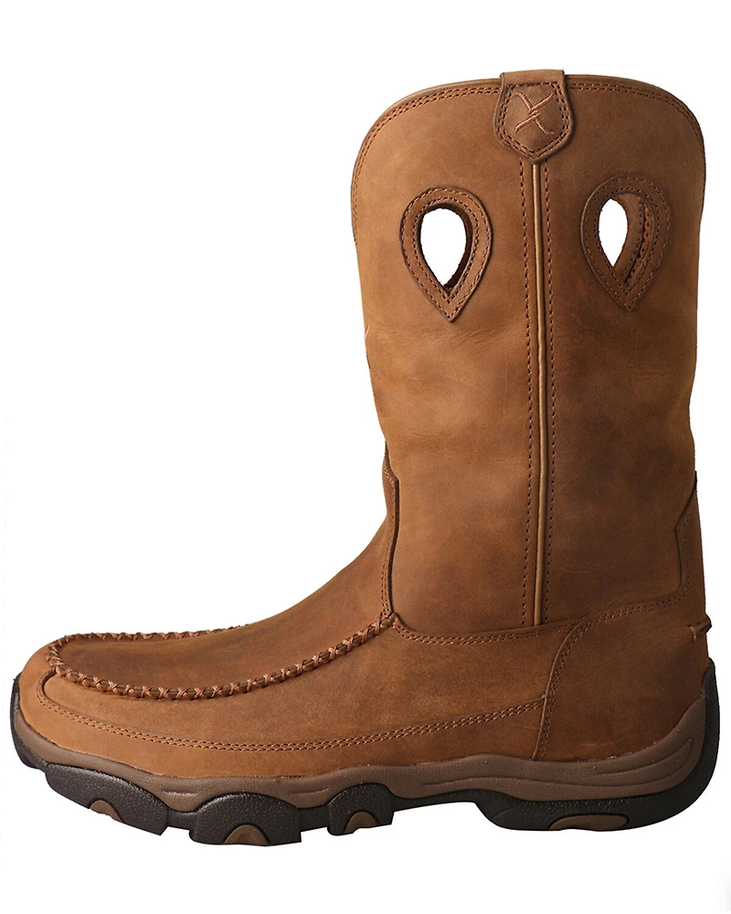Twisted X Men's 11" Pull On Waterproof Moc Work Boots - Soft Toe