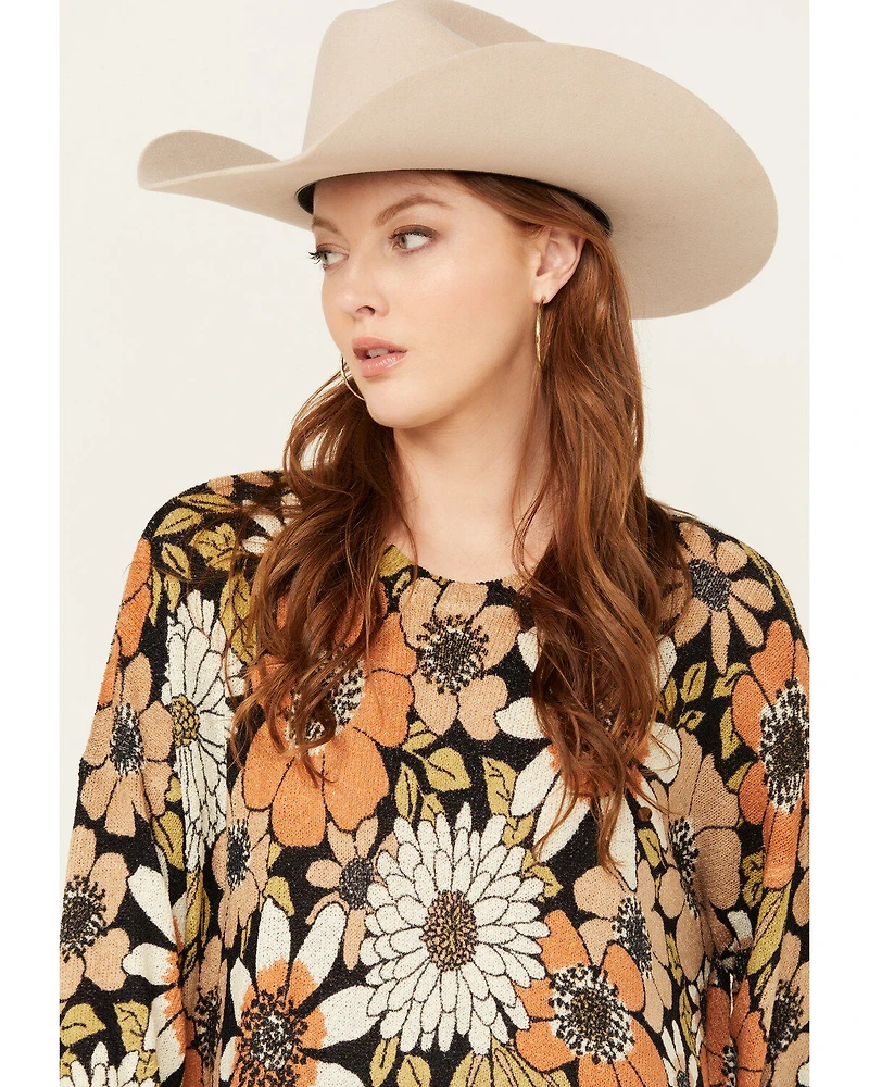 Show Me Your Mumu Women's Floral Print Bonfire Sweater