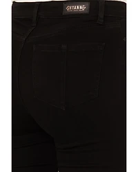 Shyanne Women's High Rise Destructed Super Flare Stretch Jeans