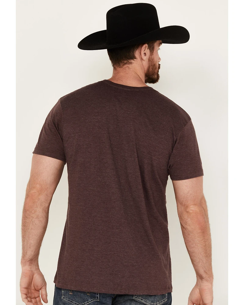 Cody James Men's Powered By Whiskey Short Sleeve Graphic T-Shirt