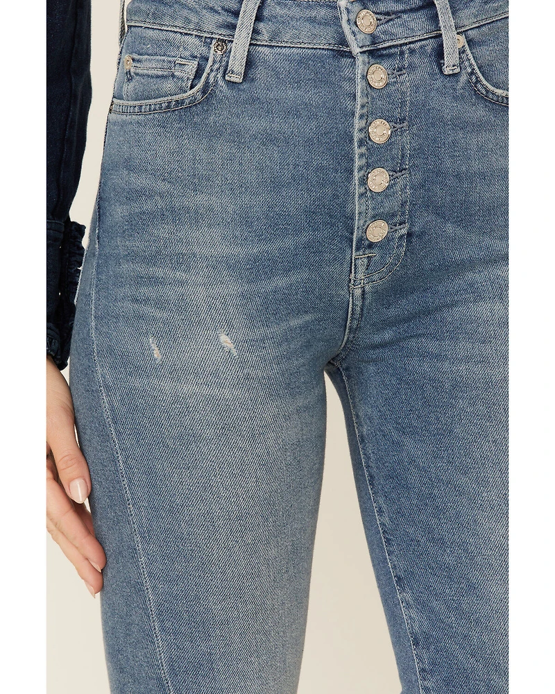 7 For All Mankind Women's Ultra High Rise Slim Kick-Flare Jeans