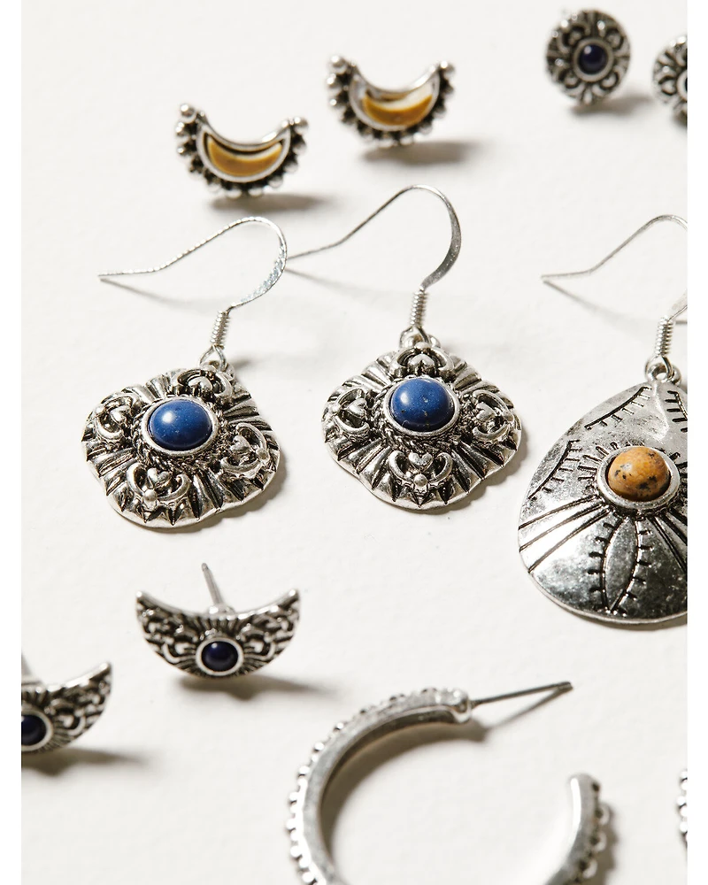 Shyanne Women's Monument Valley Crescent Earrings Set