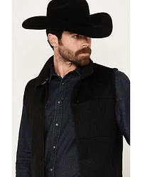 George Strait by Wrangler Men's Zip Logo Vest