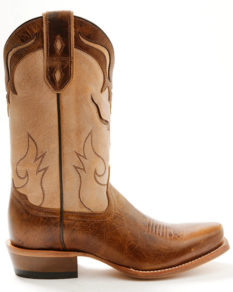 Moonshine Spirit Men's Showtime Inlay Western Boots - Square Toe