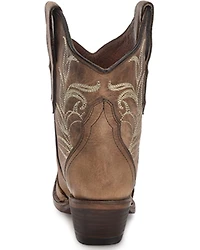 Circle G Women's Embroidered Ankle Booties - Snip Toe
