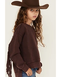 Shyanne Girls' Fringe Pullover Sweatshirt