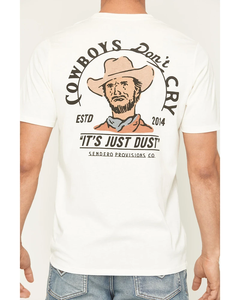 Sendero Provisions Men's Cowboys Don't Cry Short Sleeve Graphic T-Shirt