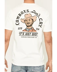 Sendero Provisions Men's Cowboys Don't Cry Short Sleeve Graphic T-Shirt