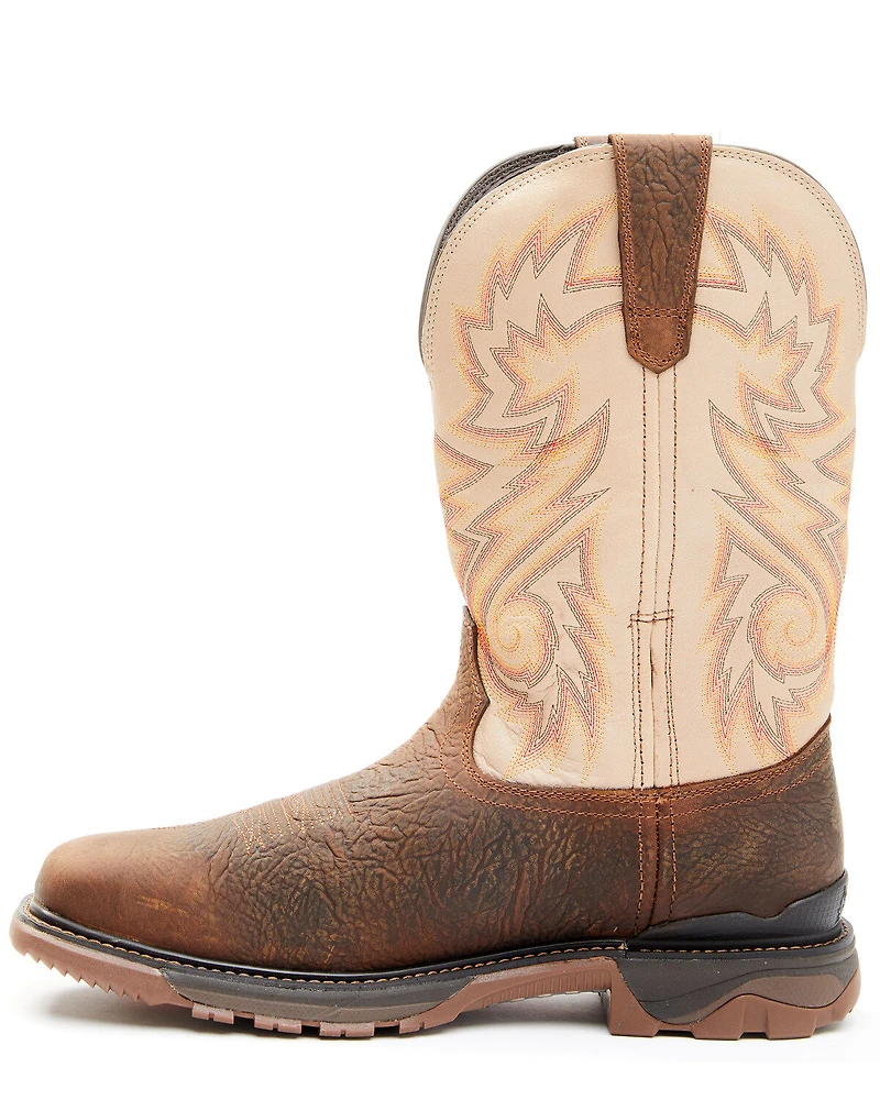 Rocky Men's Carbon 6 Waterproof Western Work Boots - Soft Toe