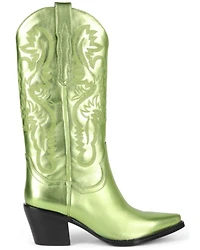 Jeffrey Campbell Women's Dagget Metallic Western Boots - Snip Toe
