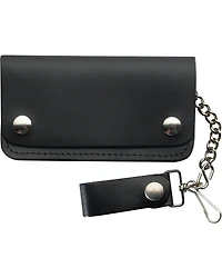 Western Express Men's Leather Biker Wallet